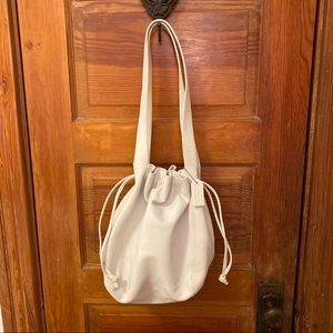 Coach Leather Drawstring Purse